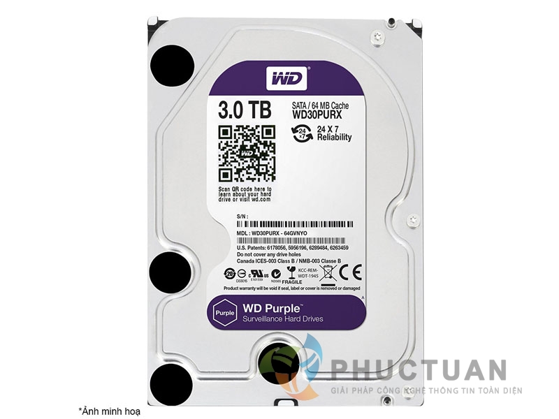 HDD Western Digital Purple 3TB